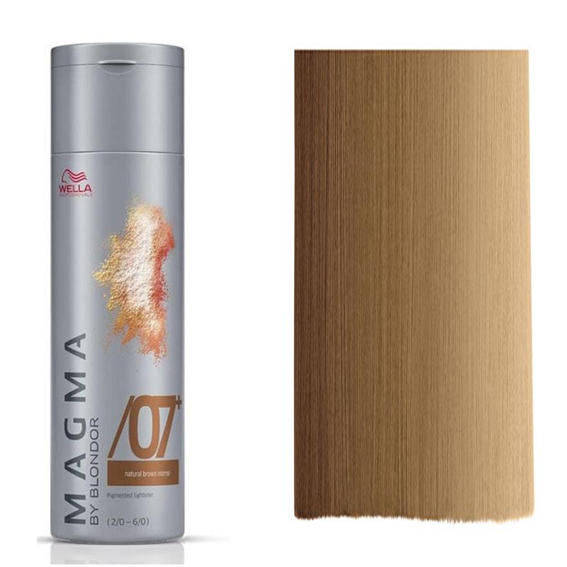 wella professionals, magma by blondor, hair colouring cream toner, /07+ dark chestnut, for foiling and freehand techniques, 120 g wella professionals, magma by blondor, hair colouring cream toner, /07+ dark chestnut, for foiling and freehand techniques, 120 g
