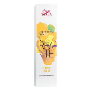wella professionals, color fresh create, ammonia free, semi permanent hair dye, uber gold, 60 ml