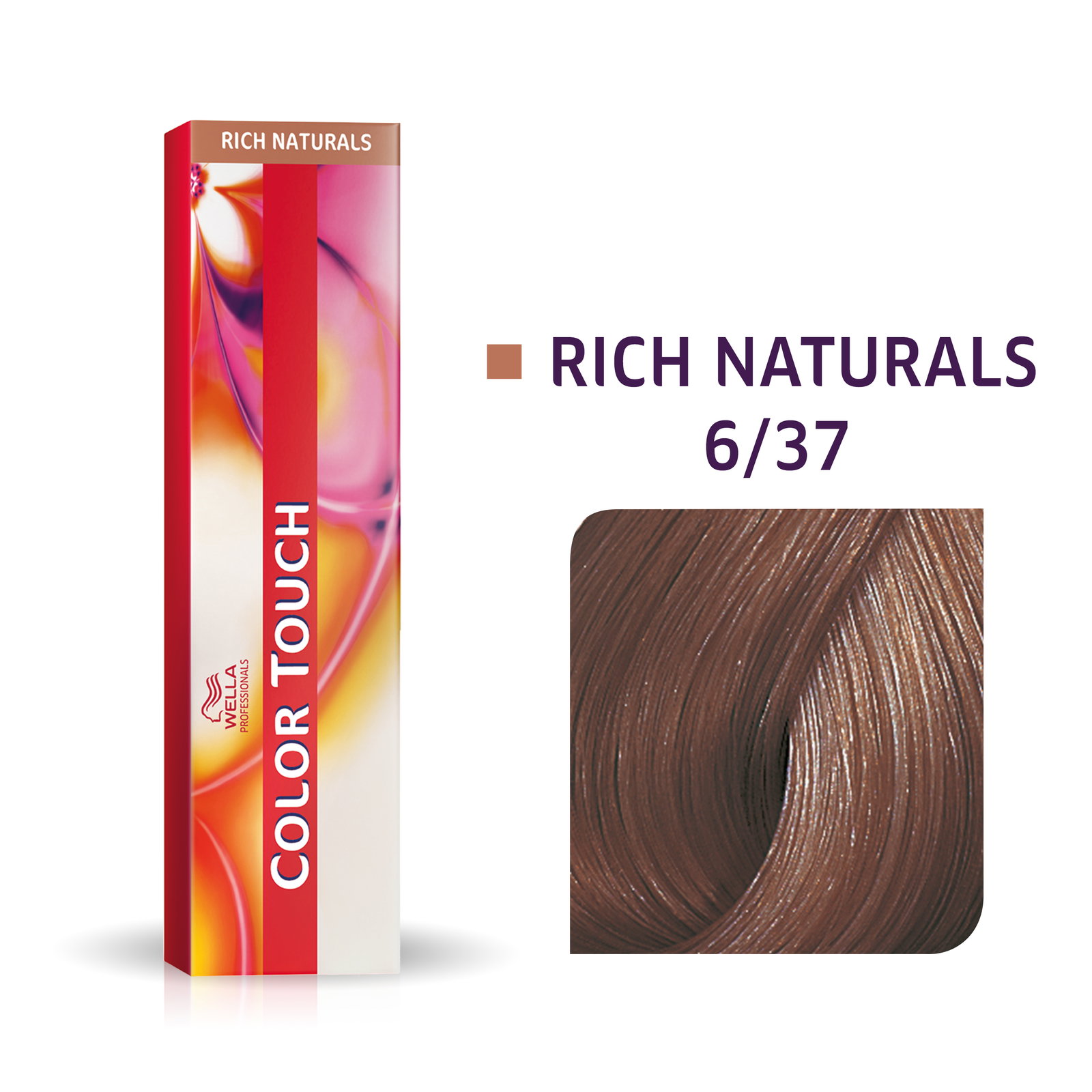 wella professionals, color touch, ammonia free, semi permanent hair dye, 6/37 dark blonde golden chestnut, 60 ml wella professionals, color touch, ammonia free, semi permanent hair dye, 6/37 dark blonde golden chestnut, 60 ml