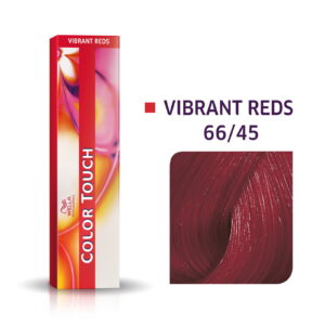 wella professionals, color touch, ammonia free, semi permanent hair dye, 66/45 dark intense red mahogany blonde, 60 ml