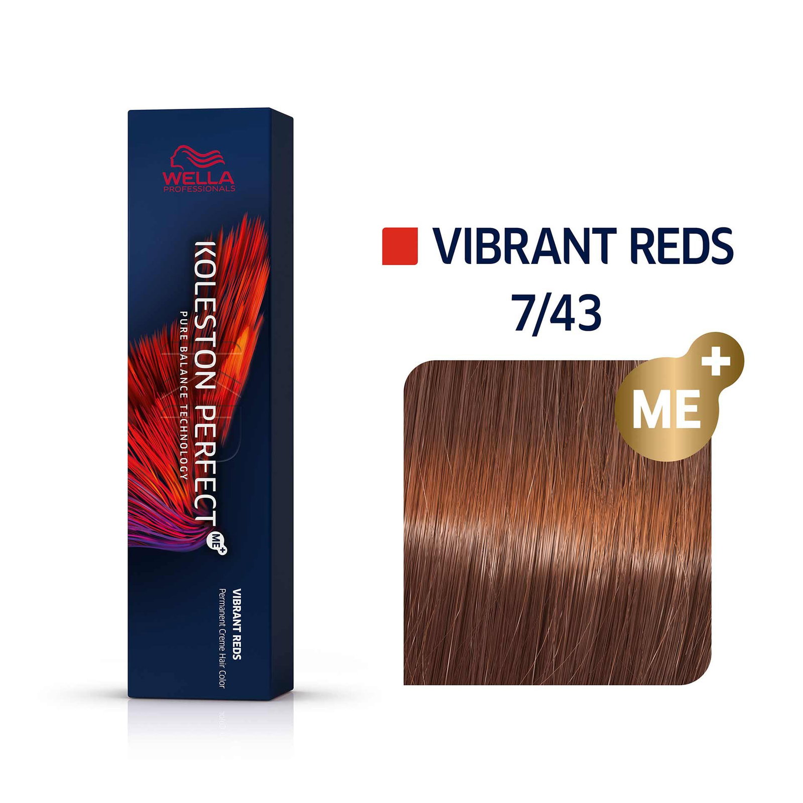wella professionals, color touch, ammonia free, semi permanent hair dye, 7/43 vibrant reds, 60 ml wella professionals, color touch, ammonia free, semi permanent hair dye, 7/43 vibrant reds, 60 ml