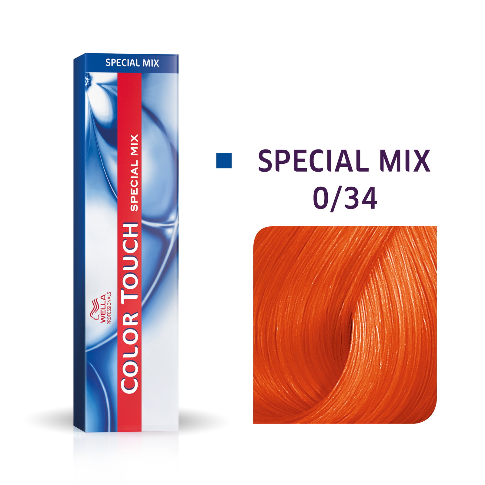 wella professionals, color touch special mix, ammonia free, semi permanent hair dye, 0/34 golden red, 60 ml wella professionals, color touch special mix, ammonia free, semi permanent hair dye, 0/34 golden red, 60 ml