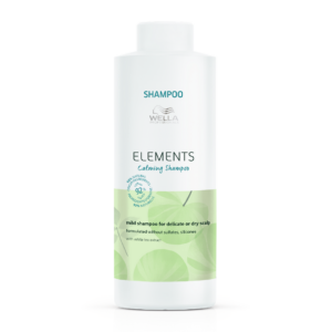 wella professionals, elements calming, silicone free, hair shampoo, for calming, 1000 ml