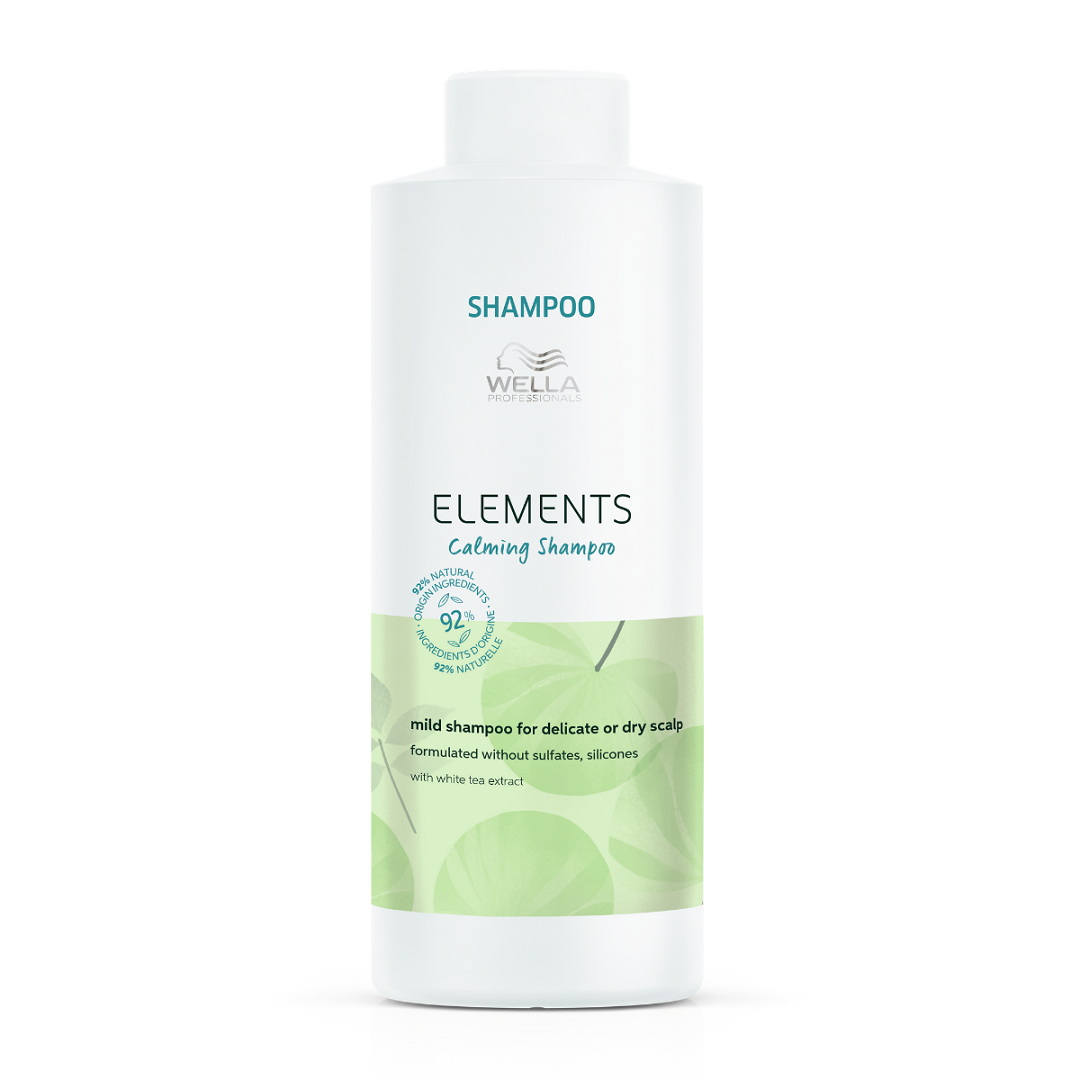 wella professionals, elements calming, silicone free, hair shampoo, for calming, 1000 ml wella professionals, elements calming, silicone free, hair shampoo, for calming, 1000 ml
