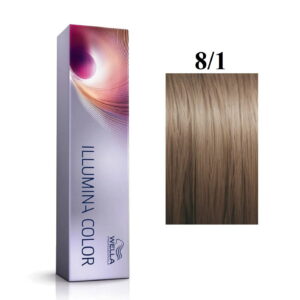 wella professionals, illumina color, permanent hair dye, 8/1 , 60 ml