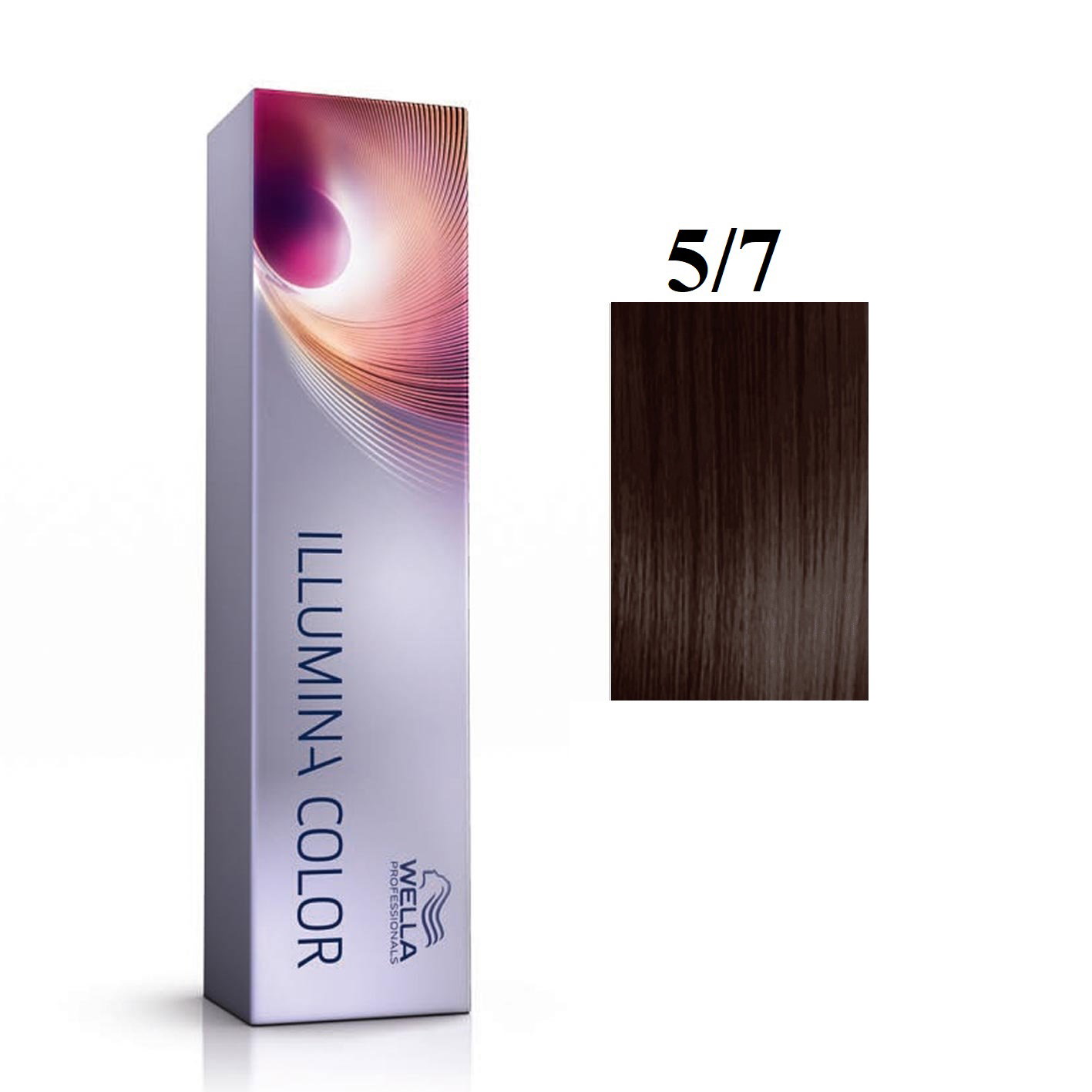 wella professionals, illumina color, permanent hair dye, 5/7 light chestnut brown, 60 ml wella professionals, illumina color, permanent hair dye, 5/7 light chestnut brown, 60 ml