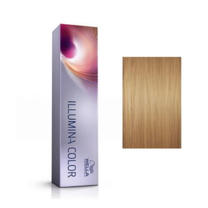 wella professionals, illumina color, permanent hair dye, 9/7 light blonde chestnut, 60 ml