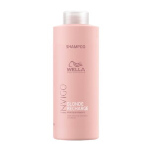 wella professionals, invigo blonde recharge, color pigments, hair colour shampoo, for blonde hair, cool blonde, 1000 ml