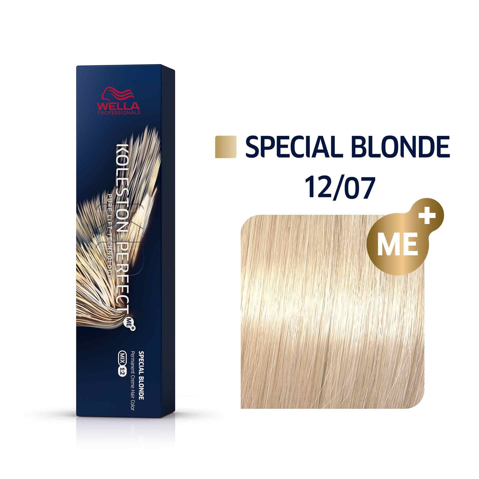 wella professionals, koleston perfect me+, permanent hair dye, 12/07 , 60 ml wella professionals, koleston perfect me+, permanent hair dye, 12/07 , 60 ml