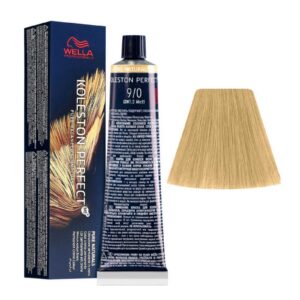 wella professionals, koleston perfect me+, permanent hair dye, 9/0 lightest natural blonde, 60 ml