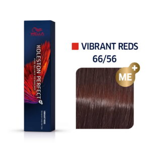 wella professionals, koleston perfect me+, permanent hair dye, 66/56 dark blonde intense violet mahogany, 60 ml