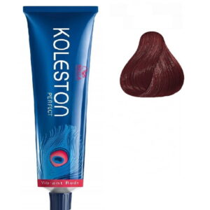 wella professionals, koleston perfect, permanent hair dye, 55/55 light brown intensive mahogany intensive, 60 ml