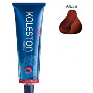 wella professionals, koleston perfect, permanent hair dye, 66/44 dark blonde intense red, 60 ml
