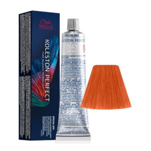 wella professionals, koleston perfect special mix, permanent hair dye, 0/43 golden red, 60 ml