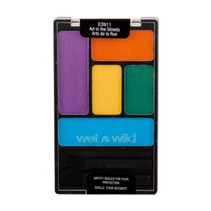 wet n wild, color icon, eyeshadow palette, e3911, art in the streets, 5 shades, 6 g