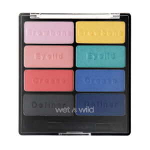 wet n wild, color icon, eyeshadow palette, e7371, poster child, 8 shades, 6 g