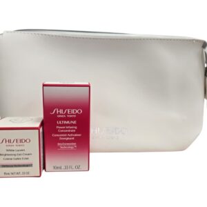 white lucent set shiseido: white lucent, brightening, day, cream, for face, 15 ml + white lucent, illuminating, serum, for face, 10 ml