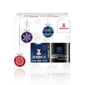 winter set jessica: custom colors, nail polish, light up the sky, 14.8 ml + professional geleration, semi permanent nail polish, light up the sky, 15 ml