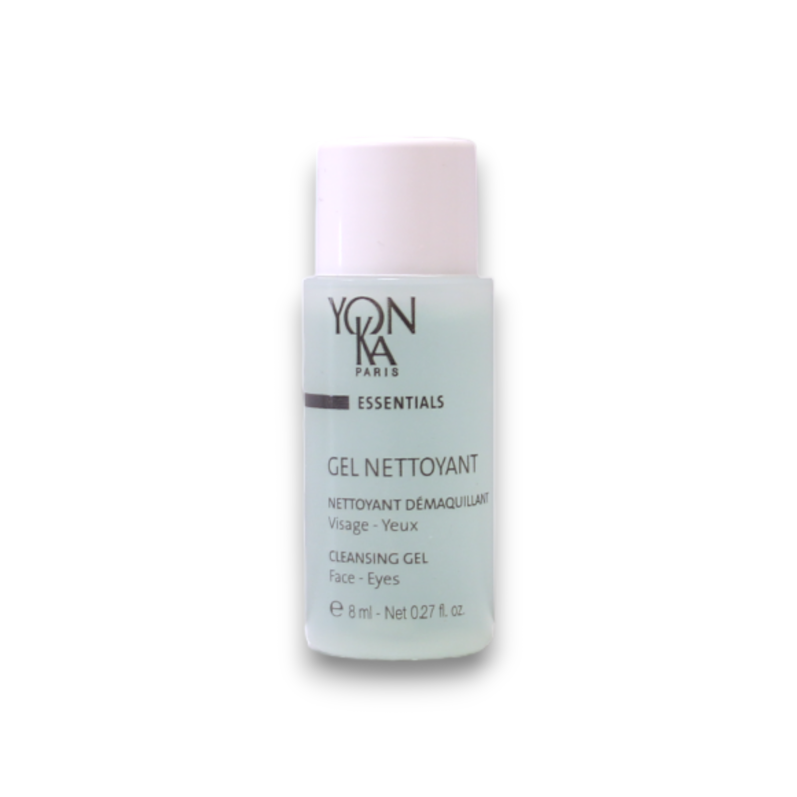 yonka, essentials, cleansing gel, for face & under eye area, 8 ml *sample yonka, essentials, cleansing gel, for face & under eye area, 8 ml *sample