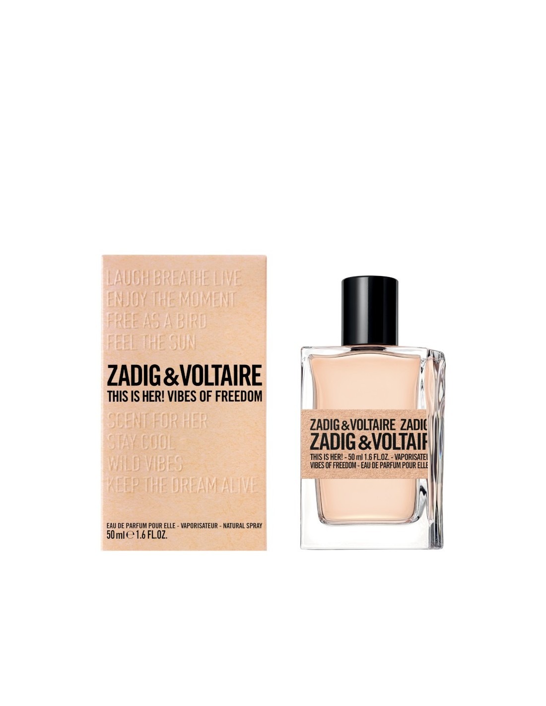 zadig & voltaire, this is her! vibes of freedom, eau de parfum, for women, 50 ml zadig & voltaire, this is her! vibes of freedom, eau de parfum, for women, 50 ml