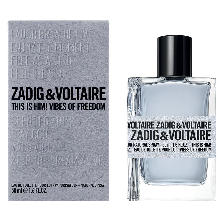 zadig & voltaire, this is him! vibes of freedom, eau de toilette, for men, 50 ml zadig & voltaire, this is him! vibes of freedom, eau de toilette, for men, 50 ml